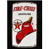 Image 1 : Vintage Texaco Fire Chief Porcelain Gas Pump Sign