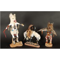 Lot of (3) Kachina's