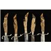 Image 4 : Lot of (5) Deer Hoof Knives