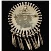 Image 2 : Sunburst Pin/Pendant by Zuni Artist Evans Waatsa
