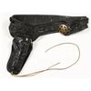 Image 1 : Black Tooled Single Holster Rig
