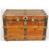 Image 1 : Large Vintage Wood Trunk