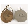 Image 1 : Lot of (2) U.S. Military Canteens