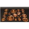 Image 1 : Collection of (18) Copper Hats and Ashtrays