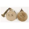 Image 1 : Lot of (2) U.S. Military Canteens