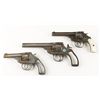 Image 2 : Lot of Three Iver Johnson Safety Automatic Revolve