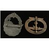 Image 2 : German WWII Naval U-Boat Submarine Badge