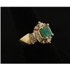 Image 2 : Drop Dead Gorgeous Emerald & Diamond Ring