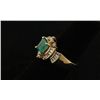 Image 3 : Drop Dead Gorgeous Emerald & Diamond Ring
