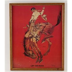 "Let Er Buck" Poster