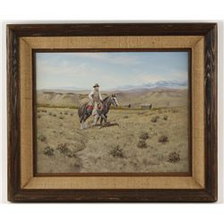 Oil on Canvas by E. Schock