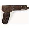 Image 1 : Tooled Heiser Single Holster Rig
