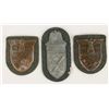Image 1 : (3) German WWII Army Sleeve Shields