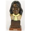 Image 1 : Colored Bronze Bust "Geronimo"