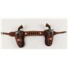 Image 3 : Mini Double Holster Rig and Replica Gun Set