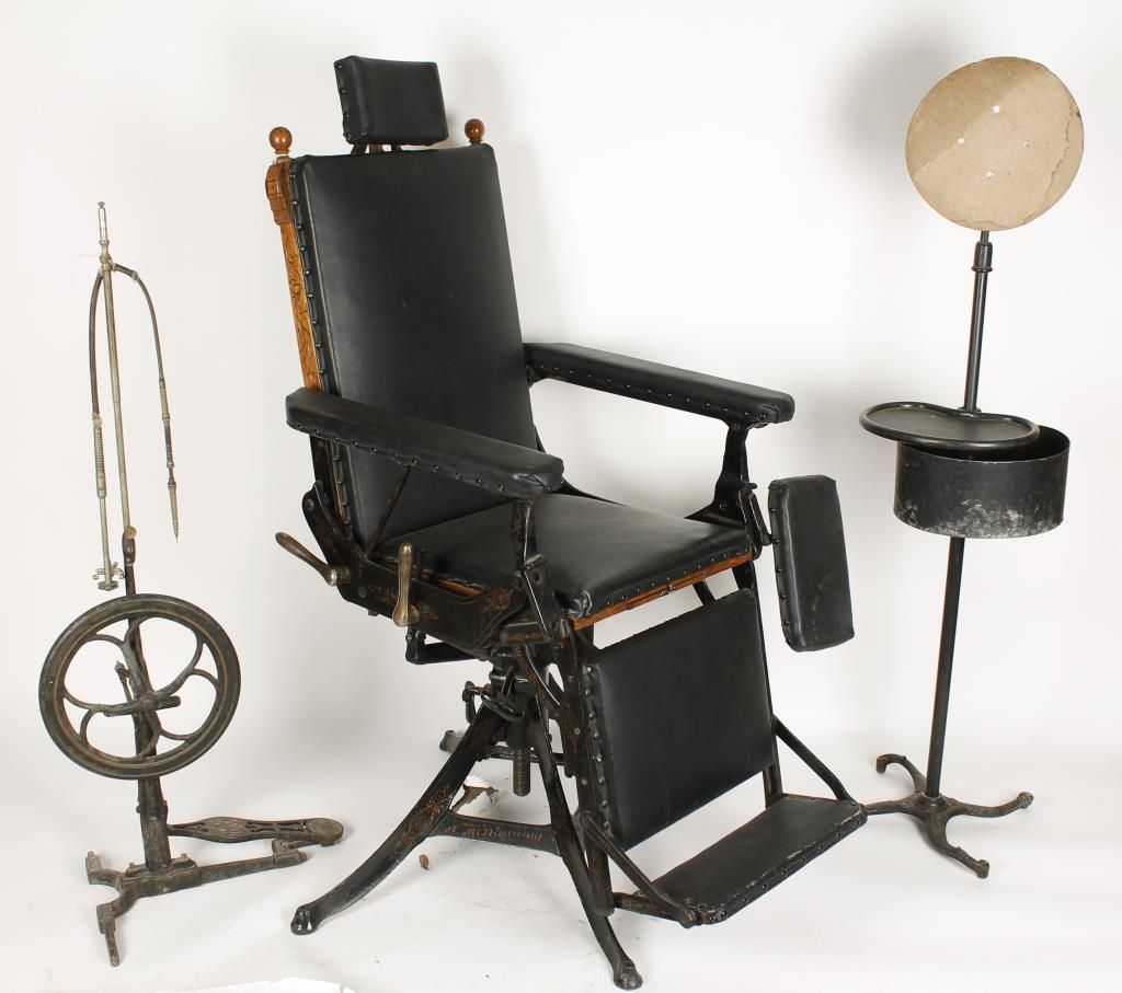 Antique Dual Purpose Dental and Gynecology Chair