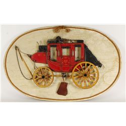 Original Art of Wells Fargo Stage Coach