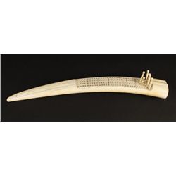Walrus Ivory Cribbage Board