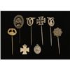 Image 1 : German WWII Miniature Stick Pin & Badge Collection