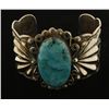 Image 1 : Bold Albert Cleveland Single Turquoise Cuff