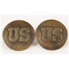 Image 2 : (2) Pairs US Cavalry Rosettes