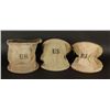Image 2 : Lot of 3 Vintage Canvas Water Buckets