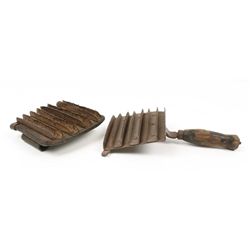 Collection of (2) Antique Curry Combs