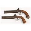 Image 2 : Lot of (2) Early Over Under Pistols
