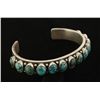 Image 2 : Ladies Spiderweb Turquoise Cuff Bracelet