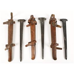 (3) Picket Pins with Cases