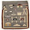 Image 3 : Lot of (3) Navajo Pictorial Rugs
