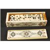 Image 2 : Miniature Carved Bone Domino Set
