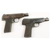 Image 1 : Lot of Two Walther Pistols Model 4 Cal:7.65mm