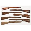 Image 1 : Lot of 6 Wood Rifle Stocks