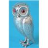 Image 1 : A Victorian silver pepper caster in the form of an owl with glass eyes, Maker George Fox. 1863, 3...