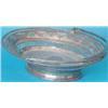 Image 1 : A George III Sheffield plated oval pierced cake basket with bright cut decoration and beaded rim,...