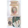 Image 1 : A late 18th century French gold mounted ivory necessaire inset with a portrait miniature of a gen...
