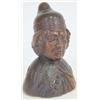 Image 1 : A North Italian carved boxwood head of a Doge, circa 1600, a cape round his sloping shoulders 6in...