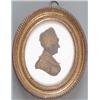 Image 1 : Miers & Field (fl. 1823-29) Silhouette painted on plaster, bronzed Unknown woman Head and shoulde...