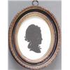 Image 1 : John Miers (1758-1821) Silhouette painted on plaster Unknown lady, circa 1780 Head and shoulder i...
