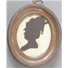 Image 1 : Mrs. Sarah Harrington (fl. 1774-87) Hollow cut silhouette with black silk backing Unknown lady, c...