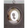Image 1 : Studio of William Miers Silhouette painted on plaster Unknown girl, circa 1820 Head and shoulder...
