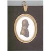 Image 1 : Studio of John Miers Silhouette painted on plaster, bronzed Unknown gentleman, circa 1810 Head an...