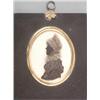 Image 1 : Hinton Gibbs (fl. late 1790's - c.1822) Silhouette painted on convex glass Unknown lady, circa 18...