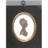 Image 1 : John Miers (1758-1821) Silhouette painted on plaster, bronzed Unknown lady, circa 1810 Head and s...