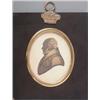 Image 1 : W.Mason (fl 1810-30) Silhouette painted on card, bronzed H.R.H. The Duke of Sussex Head and shoul...