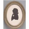 Image 1 : Charles Rosenberg (1745-1844) Silhouette painted on glass King George III Head and shoulder in pr...