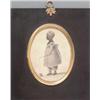 Image 1 : J.Watkins. (fl.c.1804-c.1828) Silhouette painted on paper Lady Marland's Child Full length in pro...