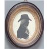 Image 1 : Late 18th century English School Silhouette painted on card Unknown gentleman Head and shoulder i...