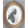Image 1 : W. Phelps (fl.c.1784-11791) Silhouette painted on plaster with coloured costume Unknown gentleman...